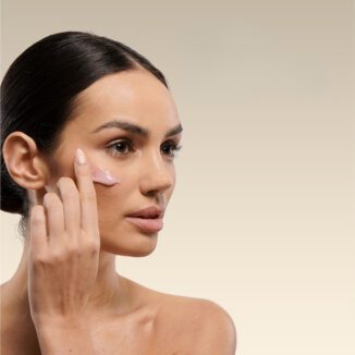 pink exfoliating mask hej organic