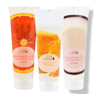 Hudpleiepakke 100% Pure Shower Gel - 3 stk