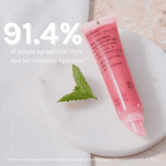 bio retinol glossy lip gloss fra evolve organic