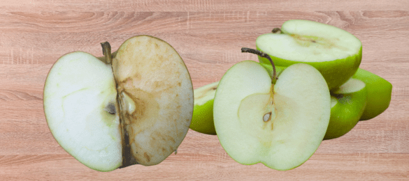 Oksidering av et eple