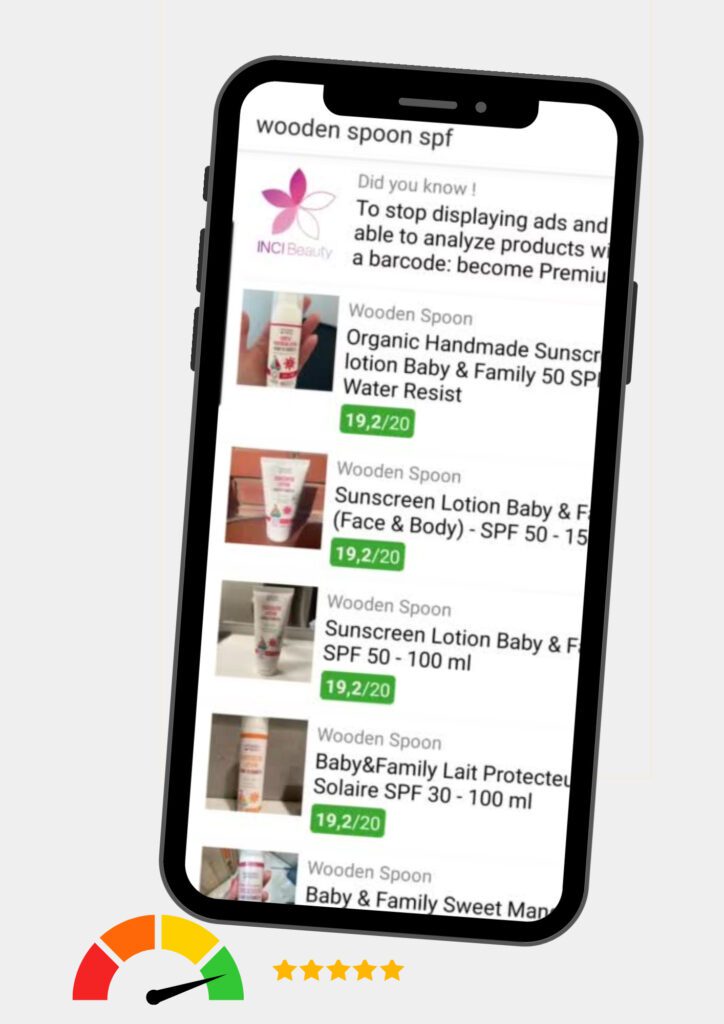 INCI Koder viser ingrediensene i produkter.