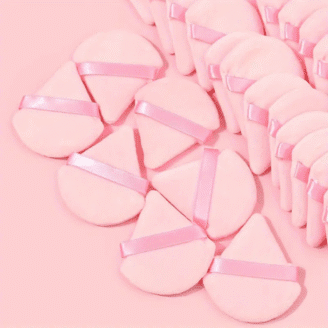 Alternative view of ECOLIFE TRIANGLE POWDER PUFF - ROSA