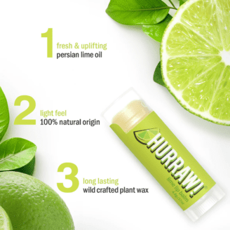 Hurraw lime lip balm