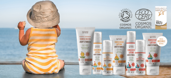 Wooden Spoon solkremer er best for babyer og barn