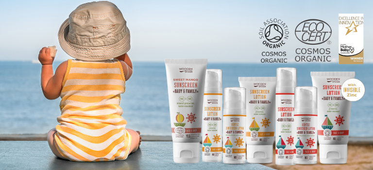 Wooden Spoon solkremer er best for babyer og barn