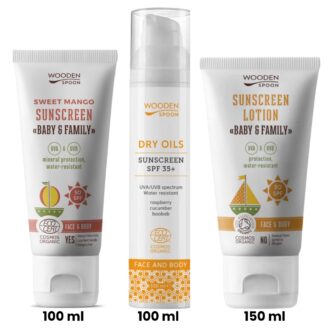 solkrem trio wooden spoon bundle pakke