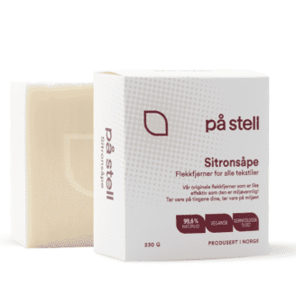 på stell sitronsåpe