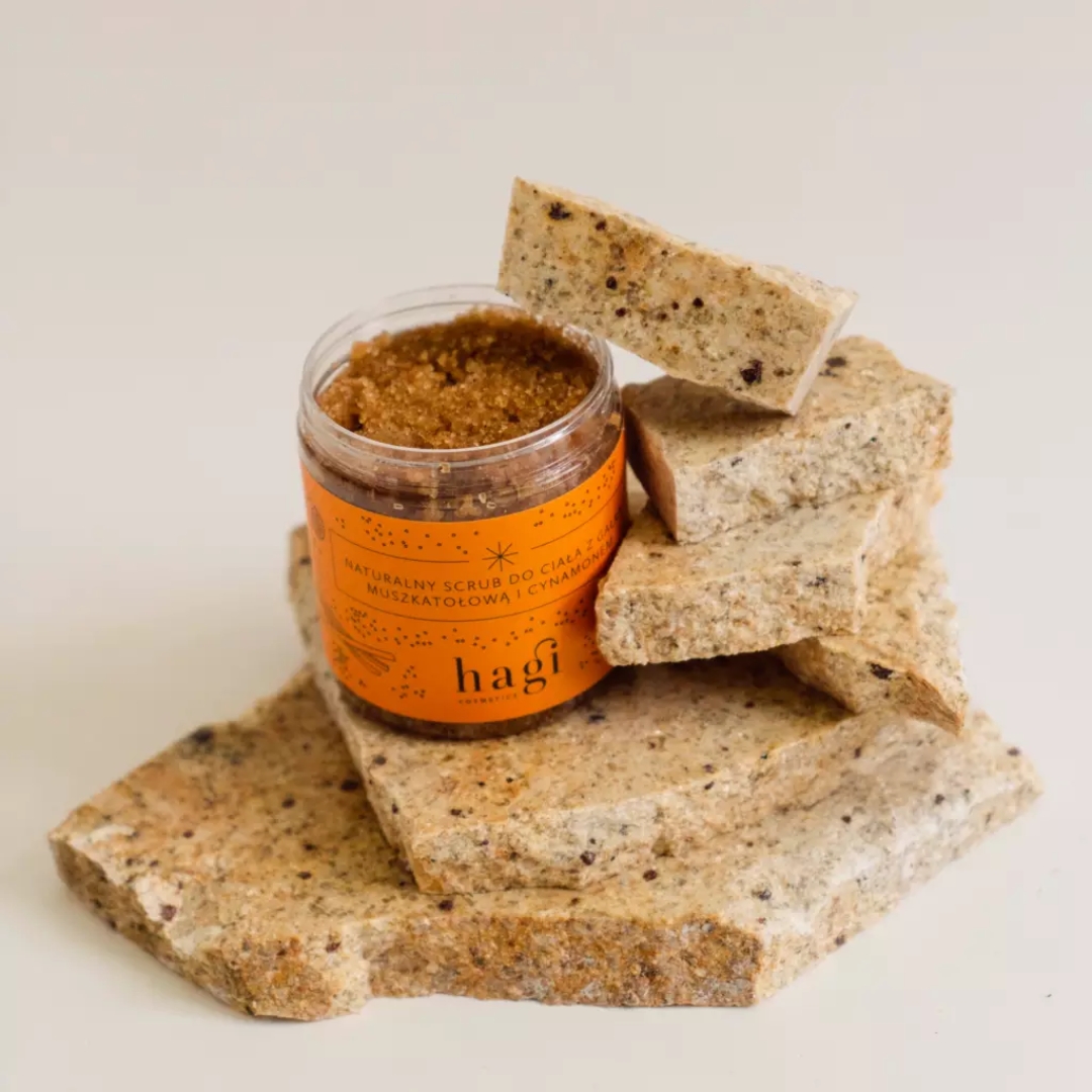 hagi bodyscrub nutmeg and cinnamon