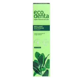 ECODENTA Whitening toothpaste with mint oil and sage extract