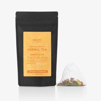 Elm Organics økologisk te med 15 teposer, energy elixir
