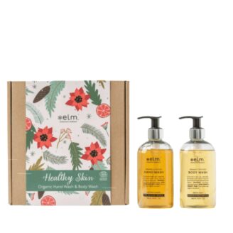 elm gavesett håndsåpe og dusjsåpe