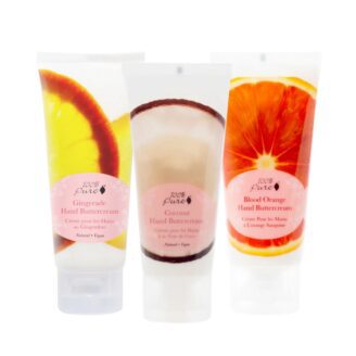 Hudpleiepakke 3 stk håndkremer fra 100% Pure, naturlige håndkremer