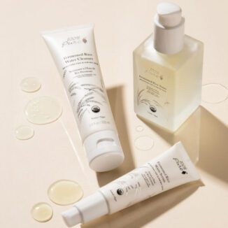 Hudpleiepakke trio fermented rice water fra 100% pure