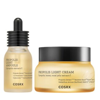 cosrx hudpleiepakke duo med propolis for å gi intensiv fuktighet og berolige huden