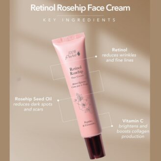 100% Pure retinol rosehip face cream