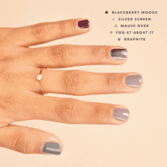 100% Pure silver screen nail polish naturlig neglelakk