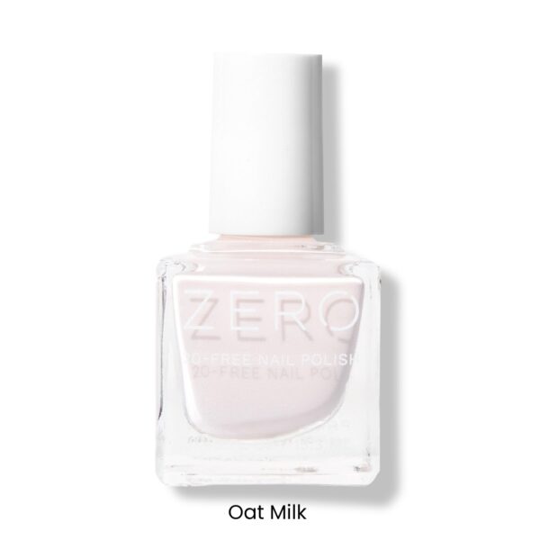 Zero Nail Polish Oat milk . frask maninkyr hvit