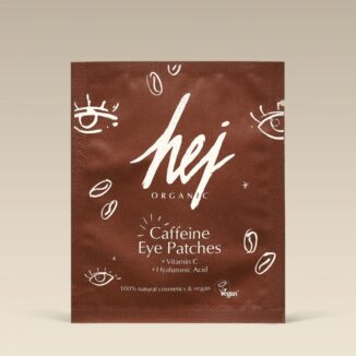 Naturlige øyepads med koffein, hyaluronsyre og vitamin C. Reduserer hevelse, gir intensiv fukt og friskere blikk på 10–15 minutter.