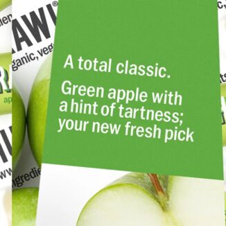 Hurraw natural lip balm apple scent