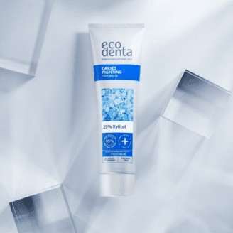 Ecodenta Caries Fighting Toothpaste - Xylitol, Coriander Leaves and Lime - 100 ml