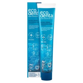 Ecodenta extra fresh og remineralisering tannkrem