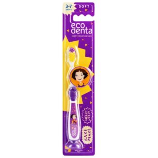 Ecodenta NELLY JELLY Soft Toothbrush for barn - 3-7 år