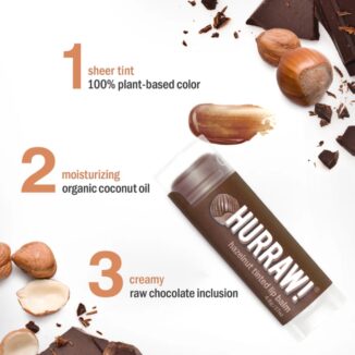 Hurraw natural lip balm Hazelnut