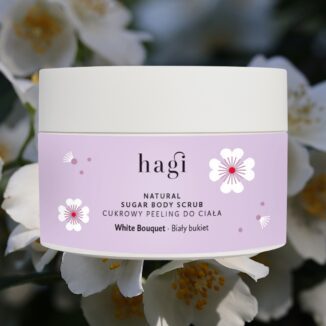 hagi sugar body scrub - white bouquet