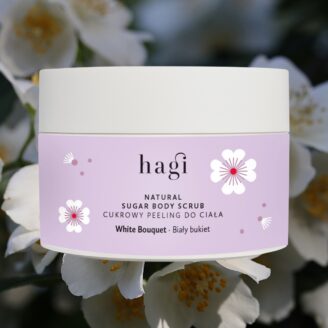 hagi sugar body scrub - white bouquet
