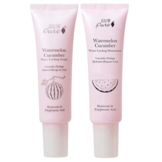 watermelon cucumber duo serum + krem 100% pure