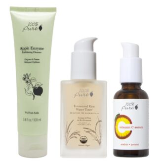 hudpleierutine for gusten hud som trenger glød 100% pure