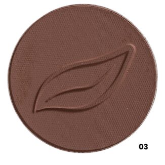 Purobio eye shadows mineralmakeup 03 Brown pudder skygge