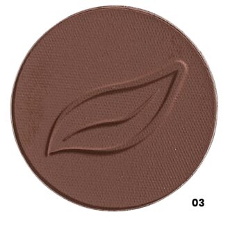 Purobio eye shadows mineralmakeup 03 Brown pudder skygge