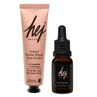 selvbruning og fuktighetskrem duo