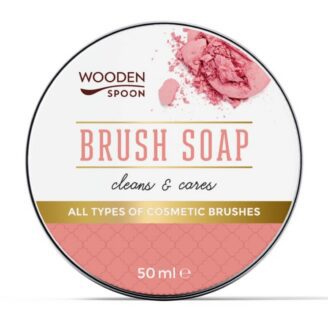 100% naturlig rens for sminke koster, fjerner bakterier og bevarer fibrene i kosten. Fjerner smuss, talg og sminkerester