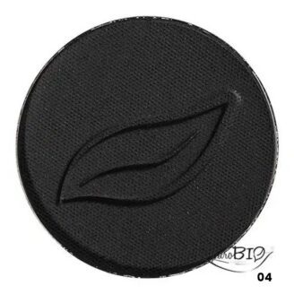 Purobio eye shadows mineralmakeup 04 svart pudder skygge