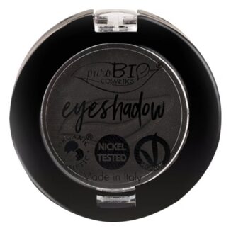 Purobio eye shadows mineralmakeup 04 svart pudder skygge