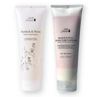 100% Pure Burdock & Neem Healthy Scalp Shampoo + Balsam - 236ml