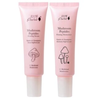 mushroom peptide hudpleiepakke 100% pure serum og krem