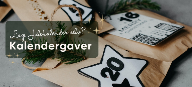 Lag din egen adventskalender med disse fine produktene.