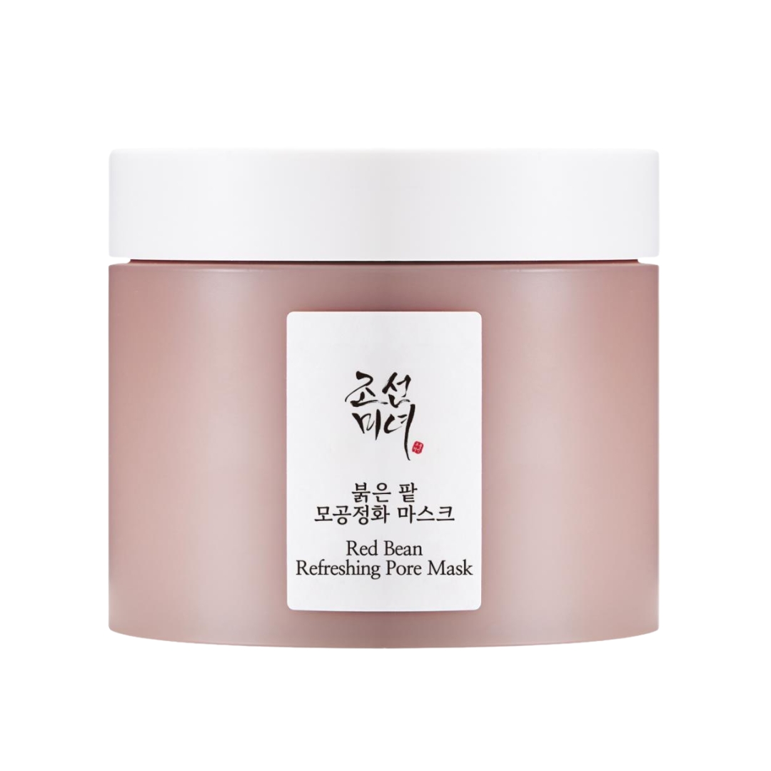 Fuktighetsgivende leiremaske som absorberer talg og renser porene. Med rød bønne-ekstrakt for klarere hud og frisk følelse.