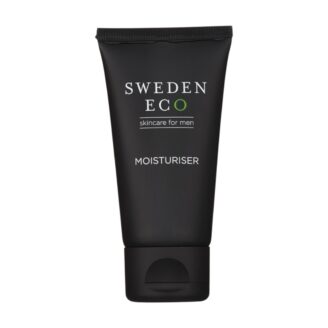 Sweden Eco Økologisk fuktighetsgel for menn med aloe vera, sjøkarse og hyaluronsyre. Gir fukt, fastere hud og trekker raskt inn. 50 ml.
