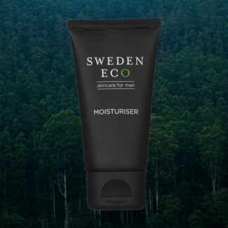 Sweden Eco Økologisk fuktighetsgel for menn med aloe vera, sjøkarse og hyaluronsyre. Gir fukt, fastere hud og trekker raskt inn. 50 ml.