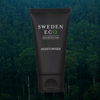 Sweden Eco Økologisk fuktighetsgel for menn med aloe vera, sjøkarse og hyaluronsyre. Gir fukt, fastere hud og trekker raskt inn. 50 ml.