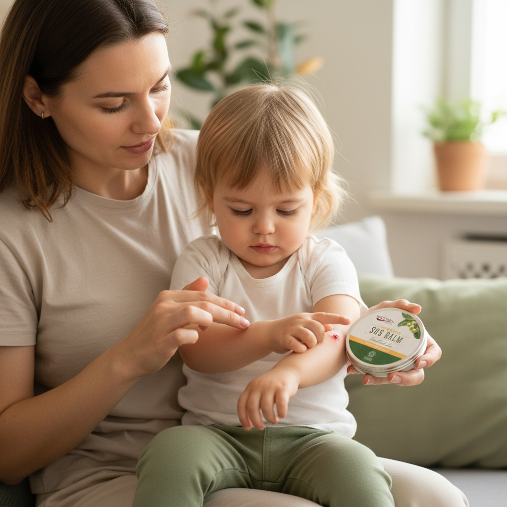Wooden Spoon SOS Balm for troubled skin - 60 ml universal salve for skader og irritert og sår hud. reparerende og lindrende.