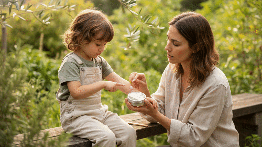 SOS balm er for alle som ønsker en krem som lindrer og hjelper huden å repaere seg selv, helt naturlig.