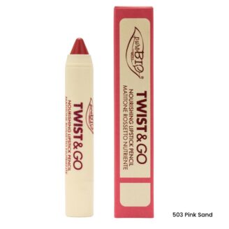 PuroBIO Twist & Go Nourishing Lipstick Pencil 503 Pink Sand -2,9 gr