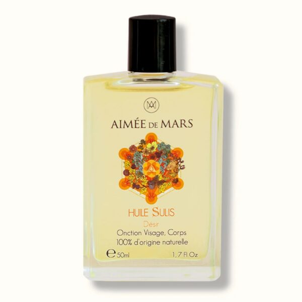 100 % naturlig salveolje for ansikt og kropp med vanilje, patchouli og sandeltre. Sulis gir næring, sensualitet og emosjonell balanse.